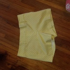 Yellow Ann Taylor Shorts